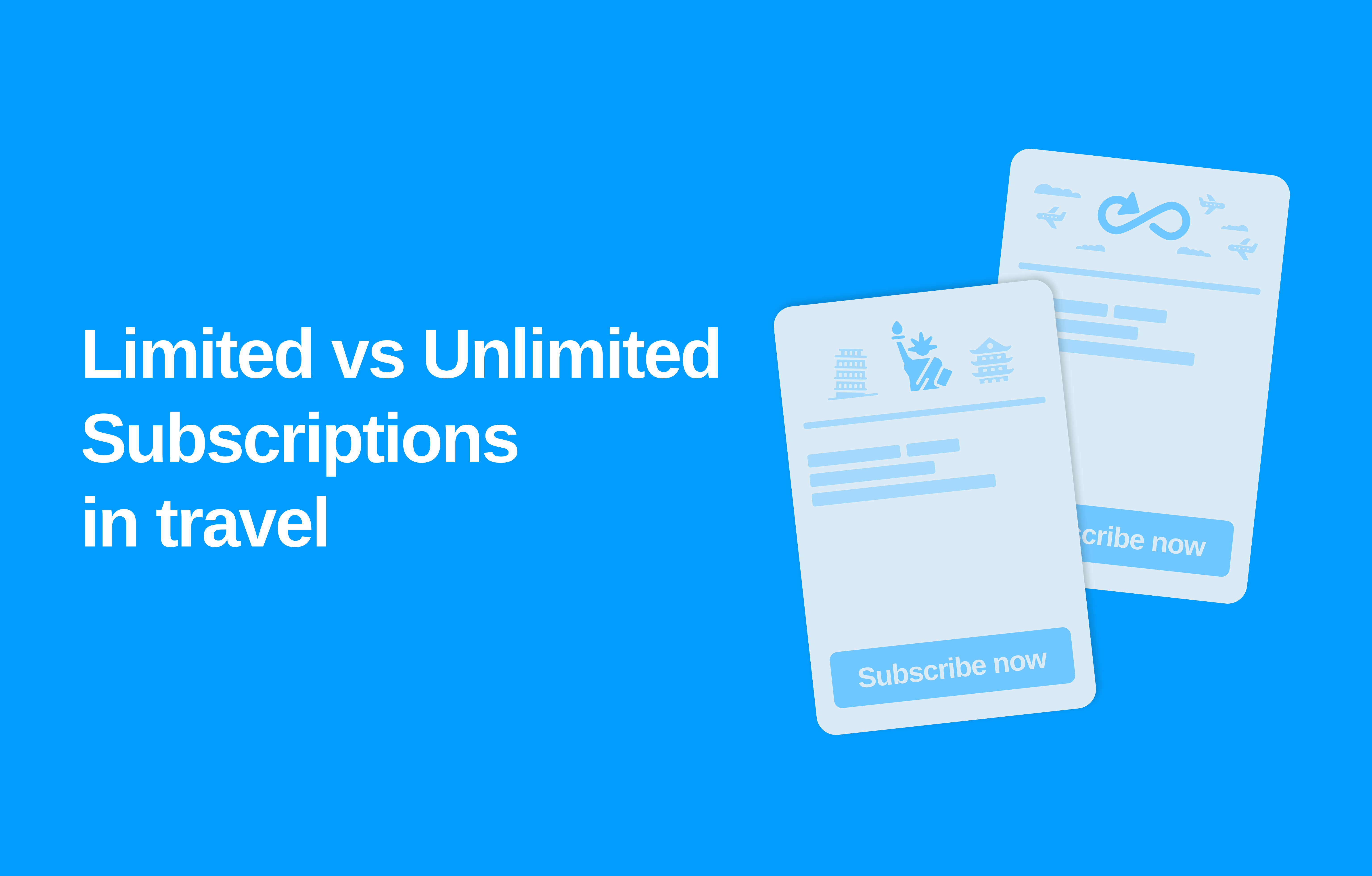 Limited vs Unlimited Subscriptions in travel